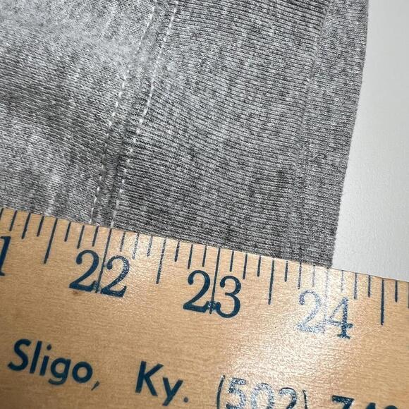 Vintage 90s Guess Georges Marciano Sweatshirt USA Made Gray Triangle Logo Size L - Picture 5 of 12